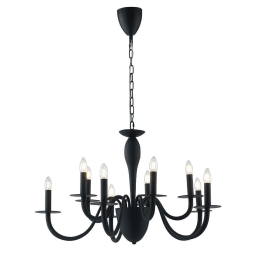 Φωτιστικό Οροφής I-Armstrong/10 NER Black Luce Ambiente Design Μέταλλο