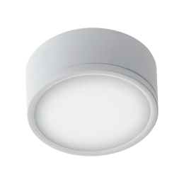 Πάνελ Klio LED-KLIO-R11 16W Led 1300lm 4000K 11,4x4,9cm White Intec Στρόγγυλο Αλουμίνιο