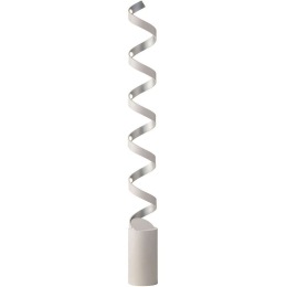 Φωτιστικό Δαπέδου Led-Helix-PT10 Bco White Luce Ambiente Design Αλουμίνιο