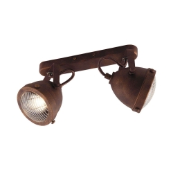 Φωτιστικό Οροφής - Σποτ I-Habana-AP2 Rust Luce Ambiente Design Μέταλλο