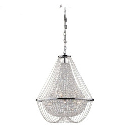 Φωτιστικό Οροφής I-Vienna-S60 CR Chrome Luce Ambiente Design Κρύσταλλο