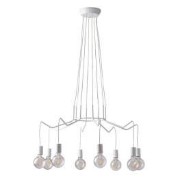 Φωτιστικό Οροφής I-Habitat-S8 Bco White Luce Ambiente Design Μέταλλο