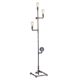Φωτιστικό Δαπέδου Amarcord I-AMARCORD-PT3 ZN 3xE27 31x31x159cm Grey Luce Ambiente Design