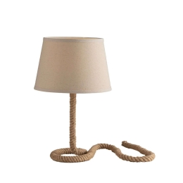 Φωτιστικό Επιτραπέζιο I-Rope-L Natural Luce Ambiente Design Σχοινί,Μέταλλο