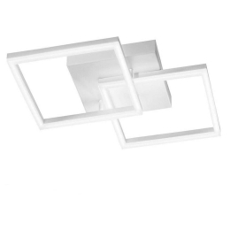 Φωτιστικό Οροφής - Πλαφονιέρα Led Bard 4000K 3394-66-102 White Fabas Luce Μέταλλο, Μεθακρυλικό