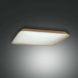 Φωτιστικό Οροφής - Πλαφονιέρα Led Hugo 3645-61-355 Sandy Color Fabas Luce Μέταλλο,Γυαλί