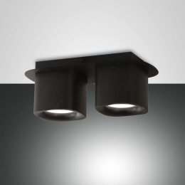 Φωτιστικό Οροφής - Σποτ Smooth 3555-82-101 Black Fabas Luce Αλουμίνιο