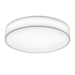 Φωτιστικό Οροφής - Πλαφονιέρα Lugano 621914001 SMD-LED D60x10cm White Trio Lighting Μέταλλο,Ύφασμα