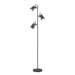Φωτιστικό Δαπέδου Edward 408800332 Black Trio Lighting Μέταλλο