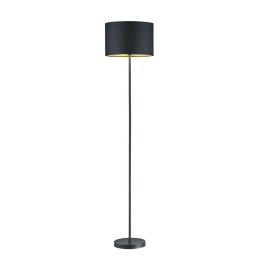 Φωτιστικό Δαπέδου Hostel 408200179 Ø35x160cm Gold Trio Lighting Μέταλλο,Ύφασμα
