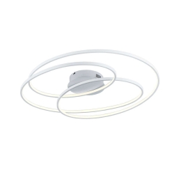 Φωτιστικό Οροφής - Πλαφονιέρα Led Gale 673918031 80x65cm White Trio Lighting Μέταλλο