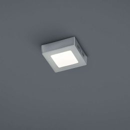 Φωτιστικό Οροφής - Πλαφονιέρα Led Zeus 657110607 12x12cm Nickel Trio Lighting Μέταλλο