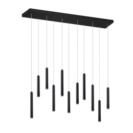 Φωτιστικό Οροφής - Ράγα Led Tubular 321611132 Black Trio Lighting Μέταλλο