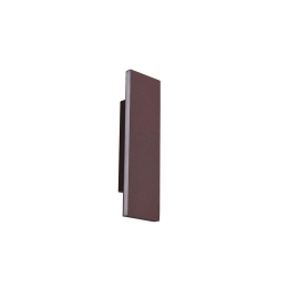 Φωτιστικό Τοίχου-Απλίκα Led Concha 600Lm 28x8cm Rusty-White 225172924 Trio Lighting Μέταλλο,Ακρυλικό