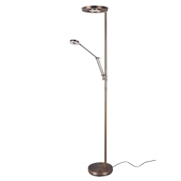 Φωτιστικό Δαπέδου Led Barrie 4000Lm, 600Lm 181x30cm Old Brass 424210304 Trio Lighting Μέταλλο