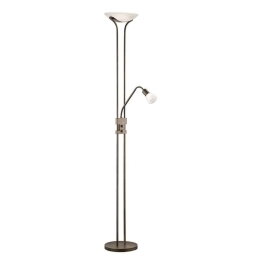 Φωτιστικό Δαπέδου Led Santo II 1x450Lm, 4x450Lm 25x180cm Antique Rust 421910228 Trio Lighting Μέταλλο,Γυαλί