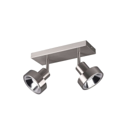 Φωτιστικό Οροφής-Σποτ Leon 28x19x16cm Nickel Mat 800700207 Trio Lighting Μέταλλο