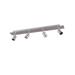 Φωτιστικό Οροφής-Σποτ Carl 75x12x9cm Nickel Mat 800500407 Trio Lighting Μέταλλο