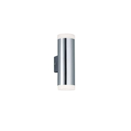 Φωτιστικό Τοίχου-Απλίκα Led Ray 2x340Lm 5x16cm Chrome-White 283110206 Trio Lighting Πλαστικό