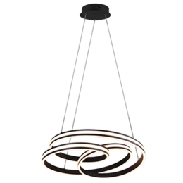 Φωτιστικό Οροφής Nuria 326210132 60x150cm 1xSMD LED 60W 7200lm Black Trio Lighting