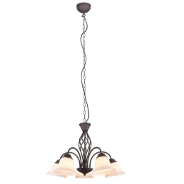 Φωτιστικό Οροφής Rustica 101000524 5xE14 40W Φ60cm 150cm Rust Trio Lighting Μέταλλο