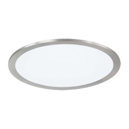 Φωτιστικό Οροφής - Πλαφονιέρα Griffin 657493007 15W Led Φ30cm Nickel Mat Trio Lighting Μέταλλο