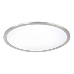 Φωτιστικό Οροφής - Πλαφονιέρα Griffin 657494007 20W Led Φ40cm Nickel Mat Trio Lighting Μέταλλο