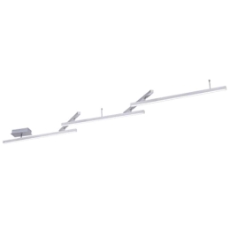 Φωτιστικό Οροφής - Πλαφονιέρα Melby 651210507 23W Led 242x10x12cm Nickel Mat Trio Lighting Μέταλλο