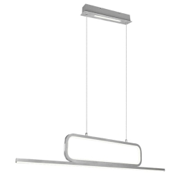 Φωτιστικό Οροφής - Ράγα Aick 327210305 38W Led 110x7,5x150cm Silver Trio Lighting Μέταλλο