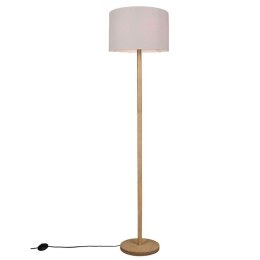 Φωτιστικό Δαπέδου Korba 401200101 40x162cm 1xE27 60W White-Natural Trio Lighting
