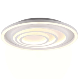 Φωτιστικό Οροφής - Πλαφονιέρα Kagawa 625815031 40W Led Φ50cm 6cm White Mat Trio Lighting Μέταλλο