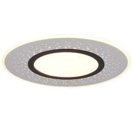 Φωτιστικό Οροφής - Πλαφονιέρα Verus 626910307 30W Led Φ50cm 7,2cm Nickel Mat Trio Lighting Μέταλλο