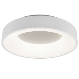 Φωτιστικό Οροφής - Πλαφονιέρα Girona 671210131 27W Led Φ45cm 11cm White Mat Trio Lighting Μέταλλο
