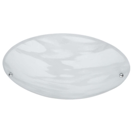 Φωτιστικό Οροφής - Πλαφονιέρα Lana 6196011-07 1xE27 40W Φ25cm 9cm White-Silver Trio Lighting Μέταλλο