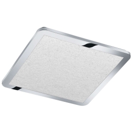 Φωτιστικό Οροφής - Πλαφονιέρα Cinzia 686512406 20W Led 40x40x3cm Chrome Trio Lighting Πλαστικό