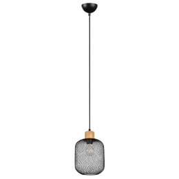 Φωτιστικό Οροφής Calimero R30561032 1xE27 40W Φ18cm 150cm Black Mat RL Lighting Μέταλλο