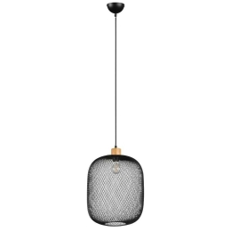 Φωτιστικό Οροφής Calimero R305619321xE27 40W Φ33cm 150cm Black Mat RL Lighting Μέταλλο
