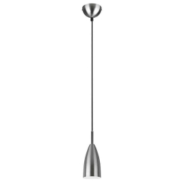 Φωτιστικό Οροφής Farin R30691007 1xE14 25W Φ10cm 150cm Nickel Mat RL Lighting Μέταλλο