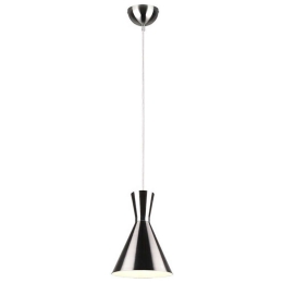 Φωτιστικό Οροφής Enzo R30781007 1xE27 28W Φ20cm 150cm Nickel Mat RL Lighting Μέταλλο