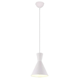 Φωτιστικό Οροφής Enzo R30781031 1xE27 28W Φ20cm 150cm White Mat RL Lighting Μέταλλο