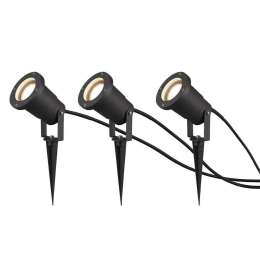 Φωτιστικό Δαπέδου Ubangi 800260342 3xGU10 28W Φ9cm 11cm Anthracite Trio Lighting