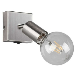 Φωτιστικό Οροφής - Σποτ Vannes R80181707 1xE27 10W 9x11cm Nickel Mat RL Lighting Μέταλλο