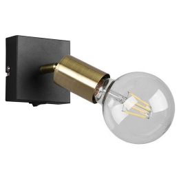Φωτιστικό Οροφής - Σποτ Vannes R80181708 1xE27 10W 9x11cm Brass Mat RL Lighting Μέταλλο