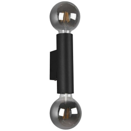Φωτιστικό Τοίχου - Απλίκα Vannes R20182032 2xE27 40W 5x18cm Black Mat RL Lighting Μέταλλο
