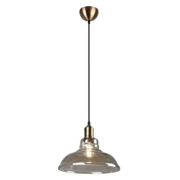 Φωτιστικό Οροφής Aldo R30731004 1xE27 28W Φ28 150cm Οld Βrass RL Lighting Μέταλλο,Γυαλί