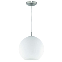 Φωτιστικό Οροφής Moon R30153007 1xE27 60W Φ30 150cm Nickel Mat RL Lighting Μέταλλο,Γυαλί