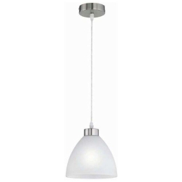 Φωτιστικό Οροφής Dallas R32171007 1xE27 60W Φ20 157cm Nickel Mat RL Lighting Μέταλλο,Γυαλί