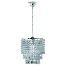 Φωτιστικό Οροφής Orient R1147-06 1xE27 60W Φ25 160cm Chrome RL Lighting Μέταλλο