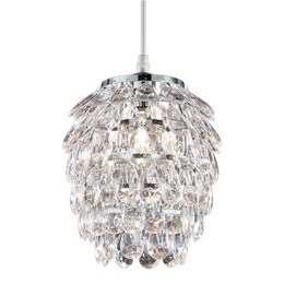 Φωτιστικό Οροφής Petty R30451006 1xE14 40W Φ20 150cm Chrome RL Lighting Μέταλλο