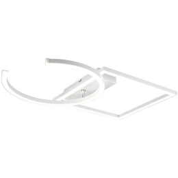 Φωτιστικό Οροφής - Πλαφονιέρα Pivot R62162131 23,5W Led 54x42x7cm White Mat RL Lighting Μέταλλο